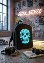 Smart LED Backpack with Programmable Pixel Art Display – Waterproof Laptop Bag for Men & Women 🎒✨