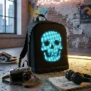 Smart LED Backpack with Programmable Pixel Art Display – Waterproof Laptop Bag for Men & Women 🎒✨