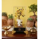 Divine Ganesha Crystal Tree Figurine - Spiritual Home Decor 🕉️✨